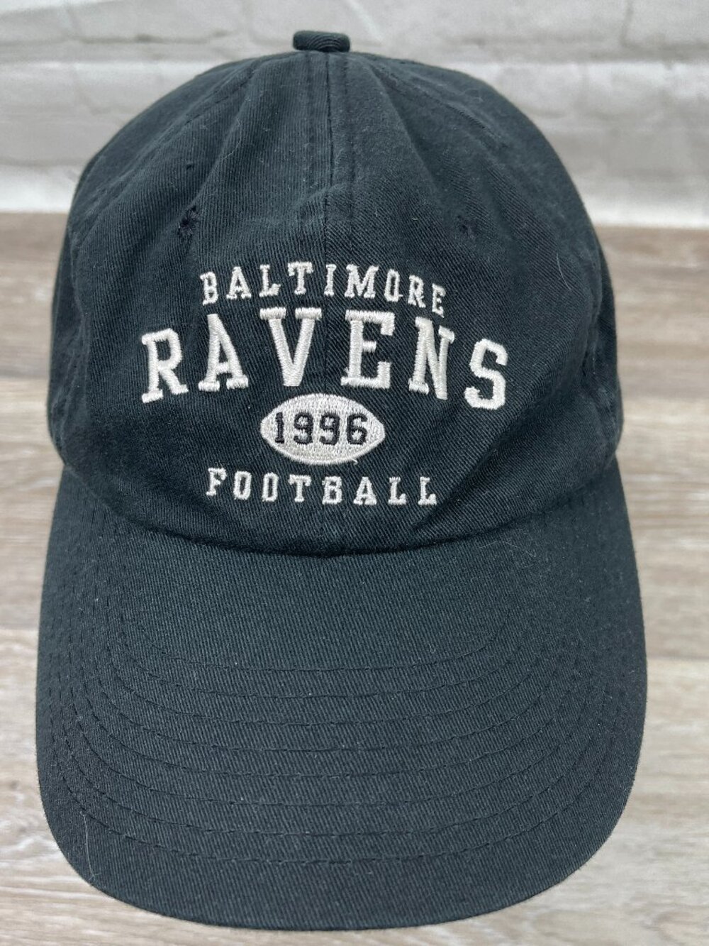 BALTIMORE RAVENS RELAXED FIT STRAP BACK NFL FOOTBALL HAT CAP